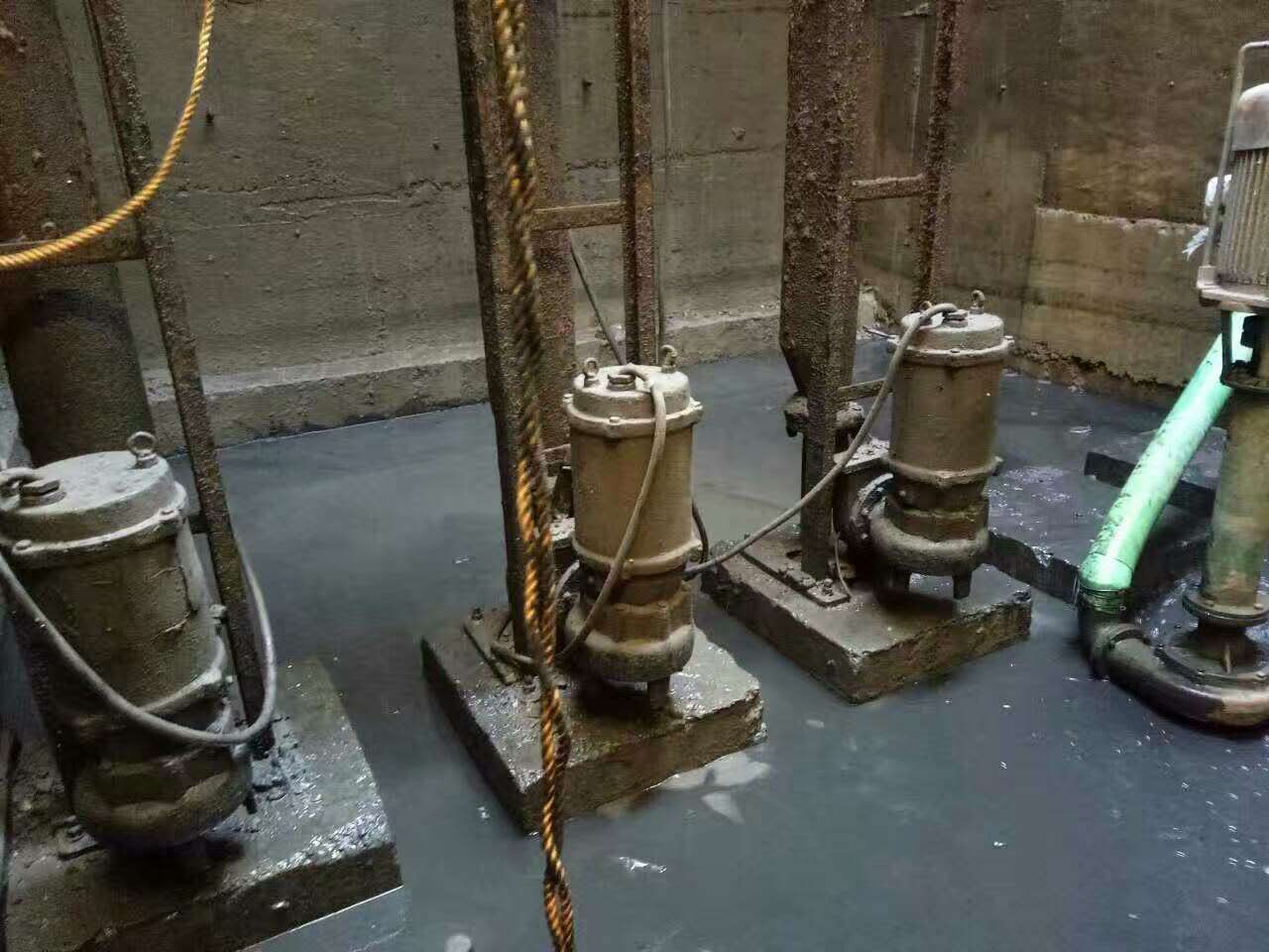 涟水污水池清理